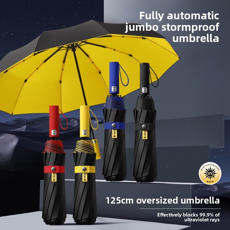 Golf Umbrella Large - Зонт мужской складной, 125 см, тройного
