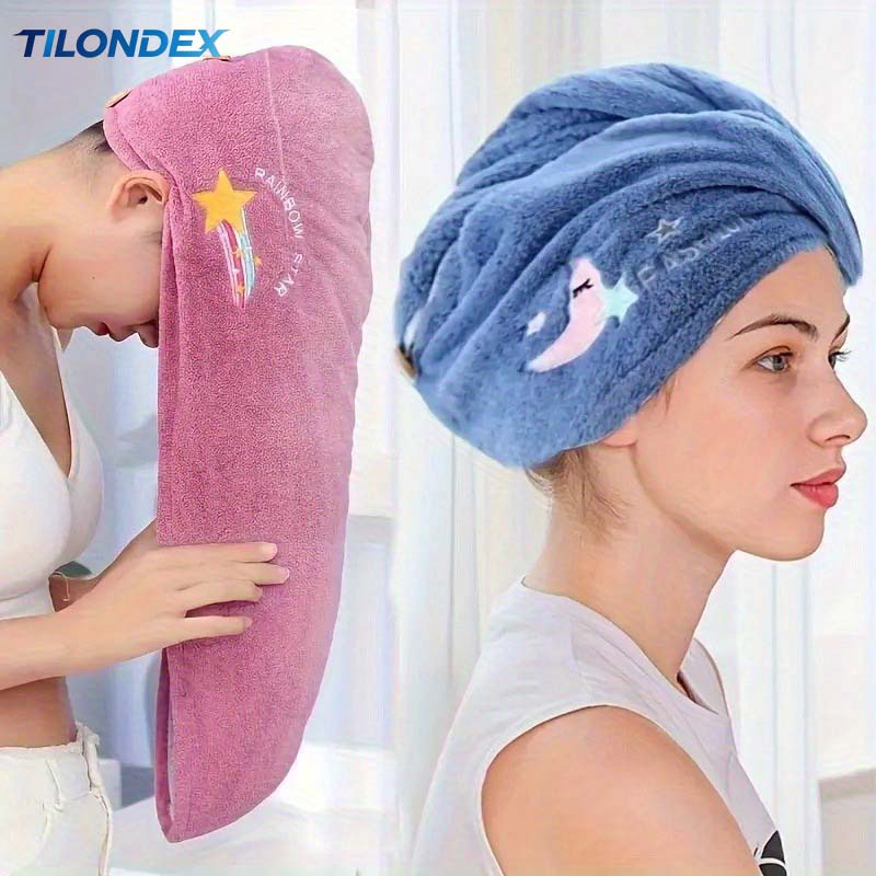Golf Towel - Женская супер-впитывающая быстросохнущая шапочка-полотенце для волос