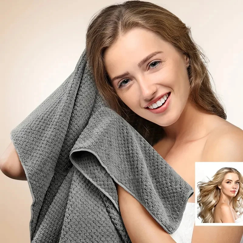Golf Towel - Ультраабсорбирующее сверхбольшое полотенце-тюрбан из микрофибры для