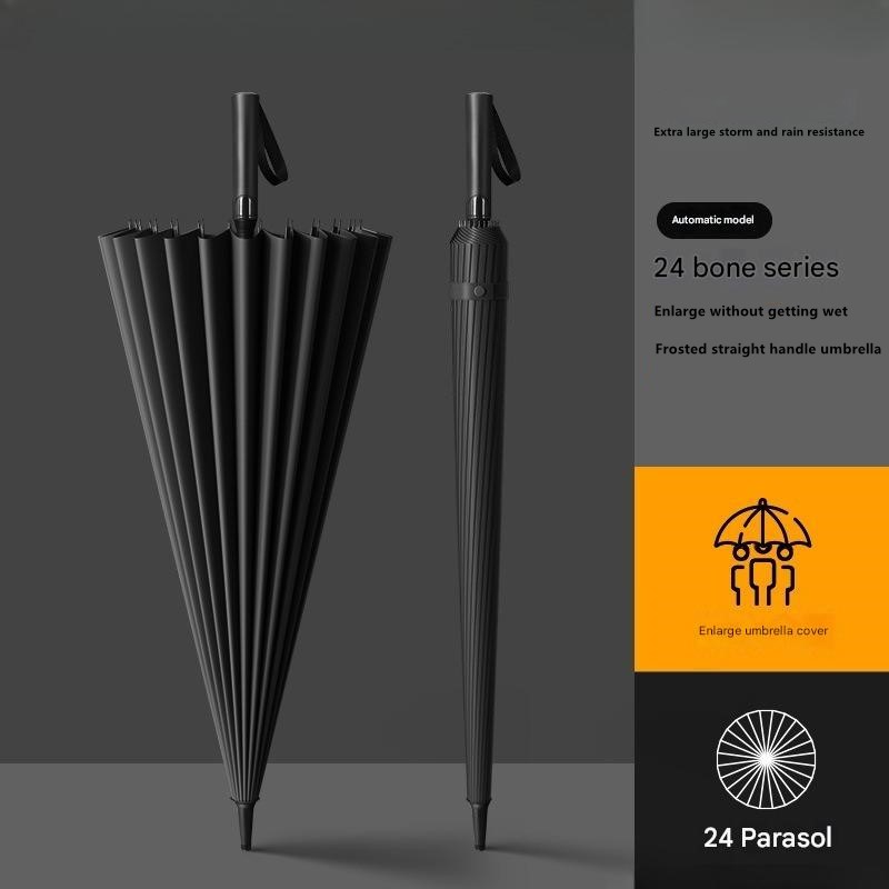 Golf Umbrella - 24-костный зонт с длинной ручкой, увеличенный,