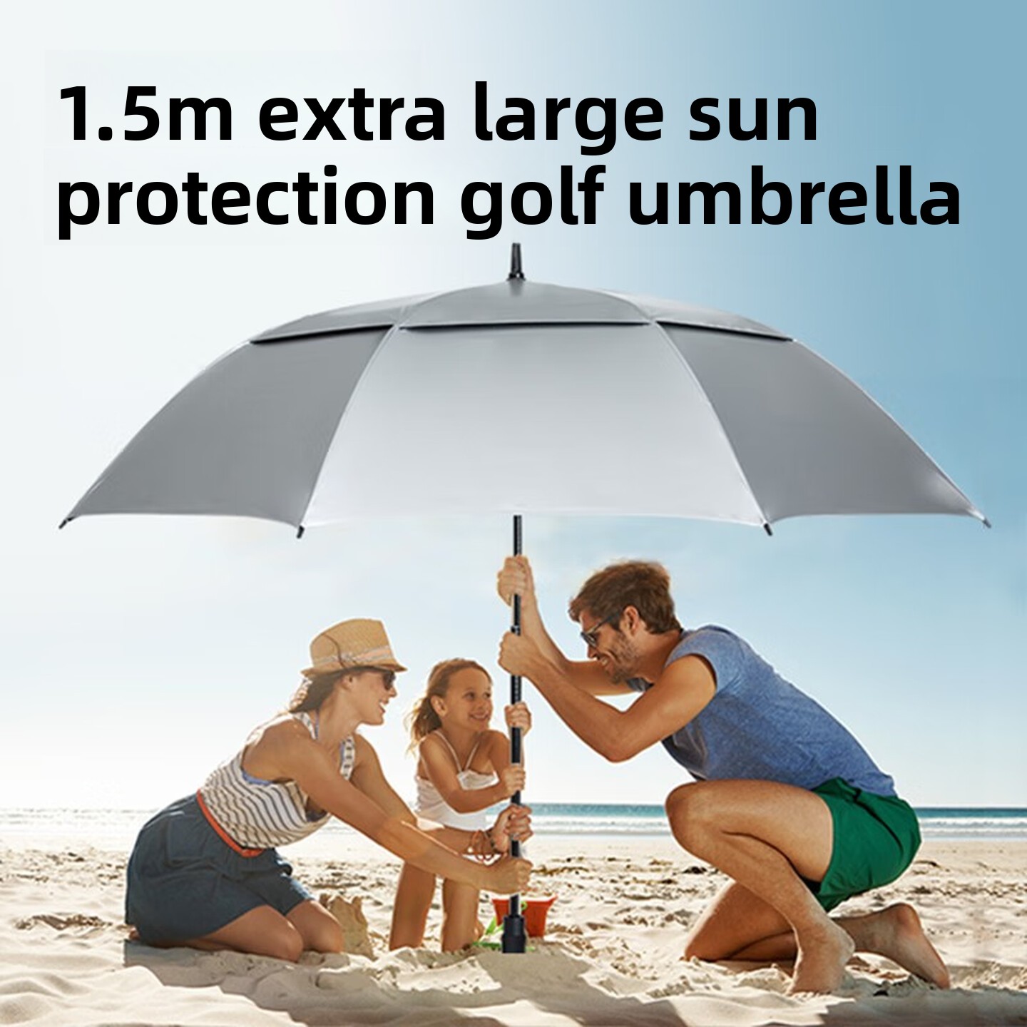 Большой зонт для гольфа с длин – обзор и цена Golf Umbrella Large