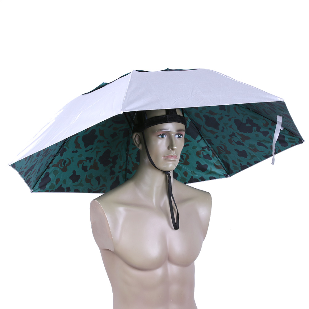 Складная шляпа-зонт для головы – обзор и цена Golf Umbrella