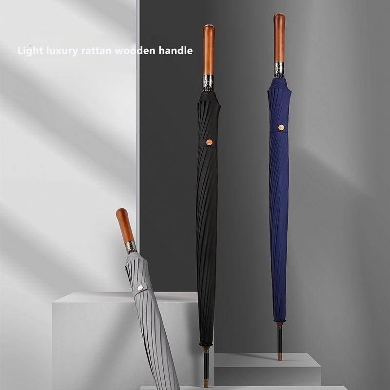 Автоматический зонт с деревянн – обзор и цена Golf Umbrella