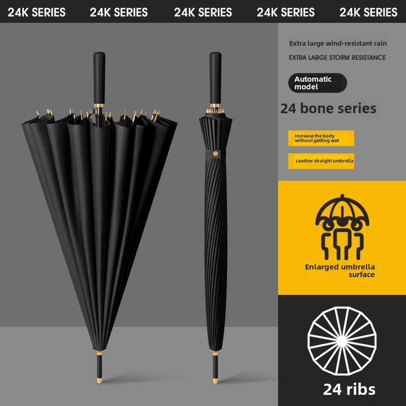 Прямой зонт с 24 спицами, женс – обзор и цена Golf Umbrella Large