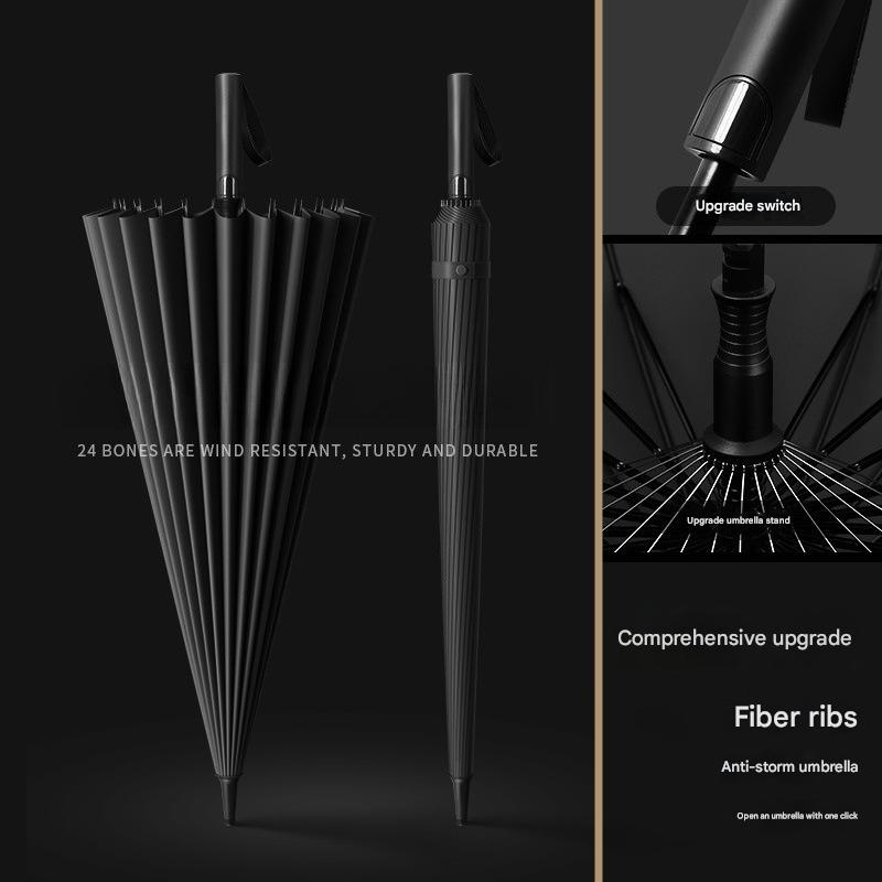 24-костный зонт с длинной ручк – обзор и цена Golf Umbrella